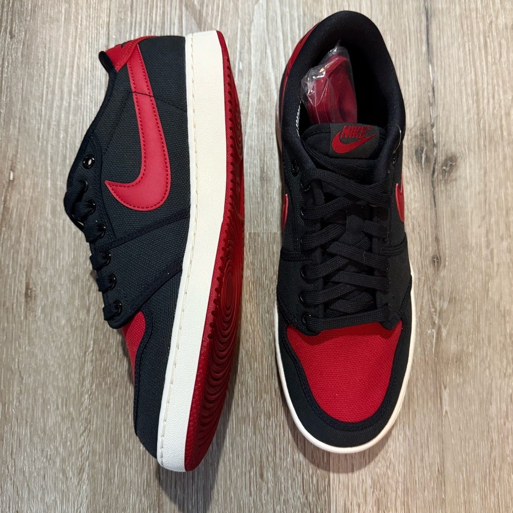Nike Men's Black and Red Jordan Retro AJKO Sneakers New